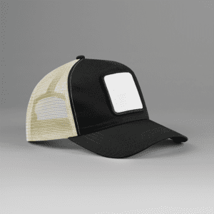 5-Panel Trucker Cap mit quadratischem Patch B636