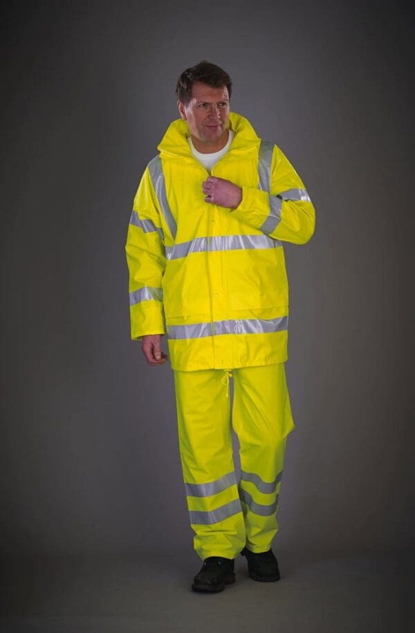 Atmungsaktive Hi-Vis Soft Flex Regenhose YHVS451