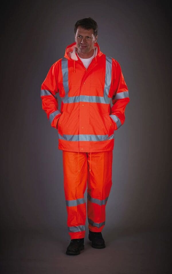 Atmungsaktive Hi-Vis Soft Flex Regenjacke YHVS450