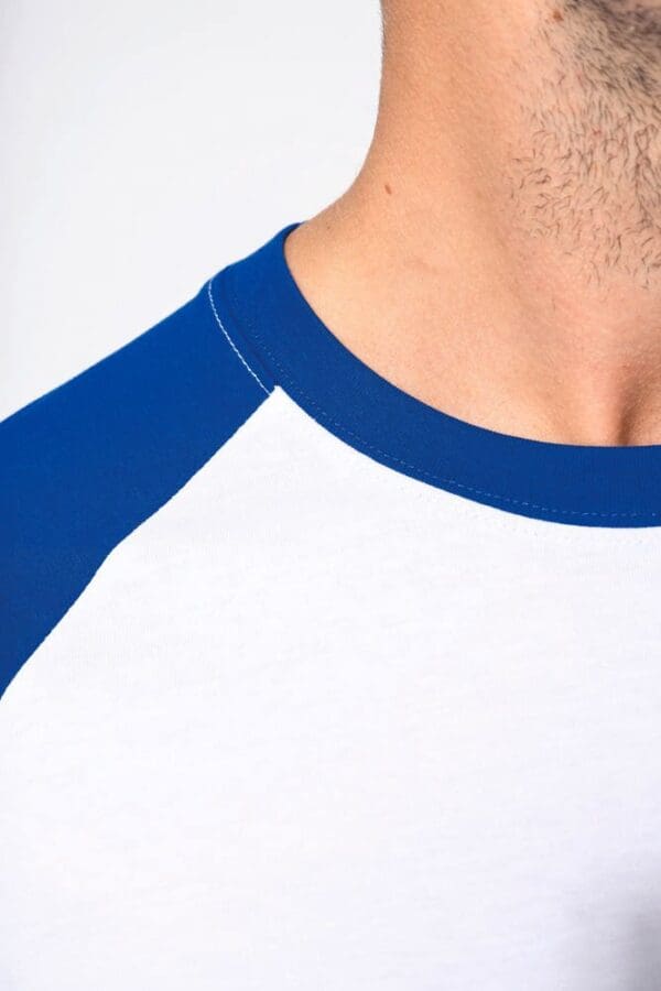 Baseball-Shirt, zweifarbig K330