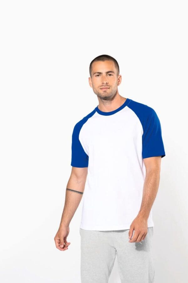 Baseball-Shirt, zweifarbig K330