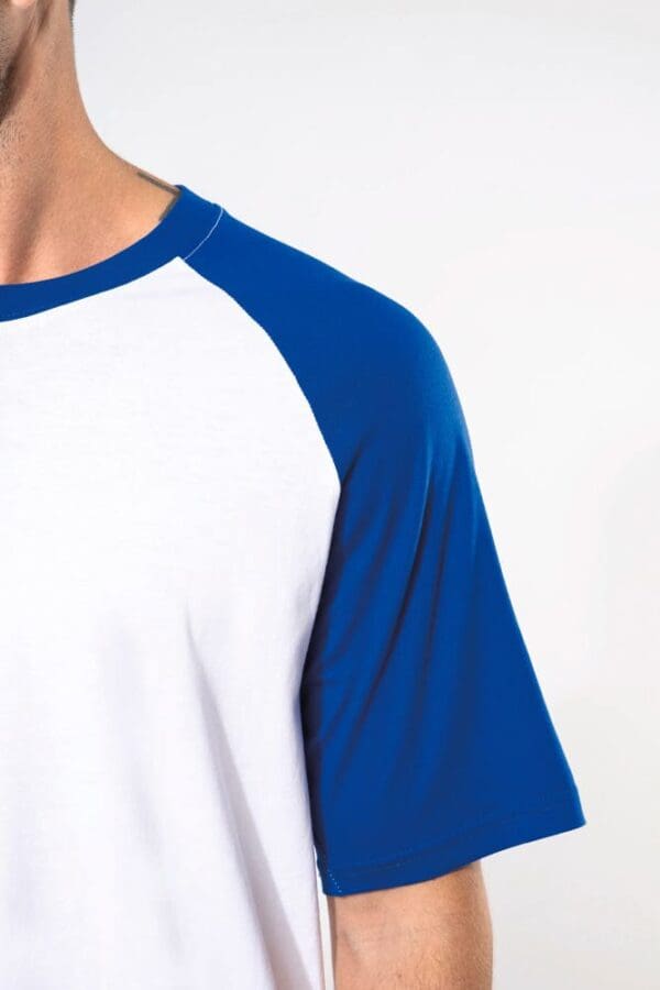 Baseball-Shirt, zweifarbig K330