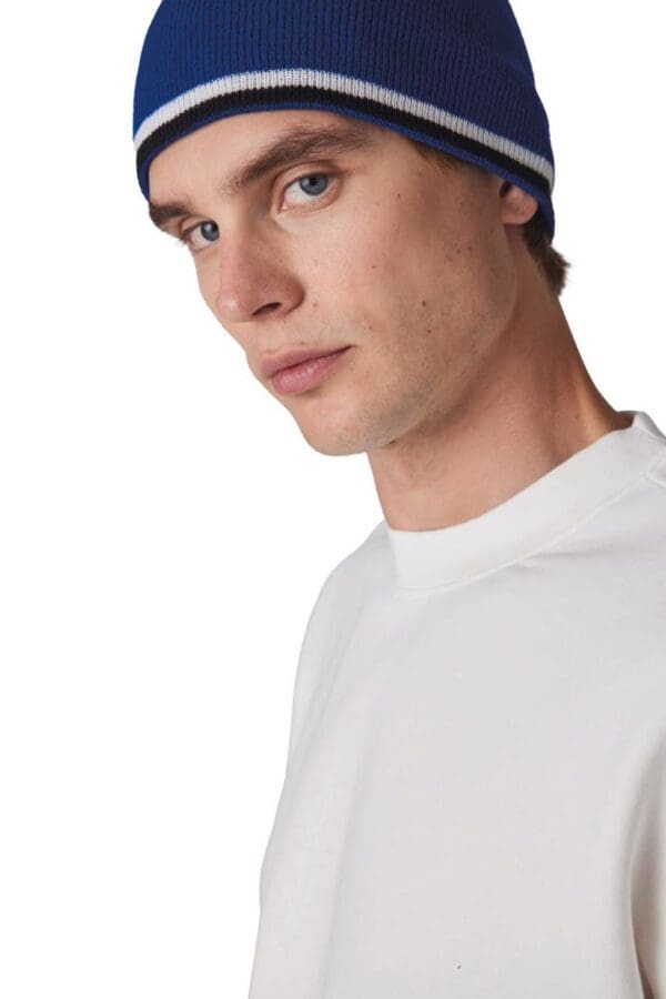 Beanie Mütze mit Kontrastrand KP515