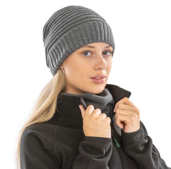 Braided knit hat RC376X