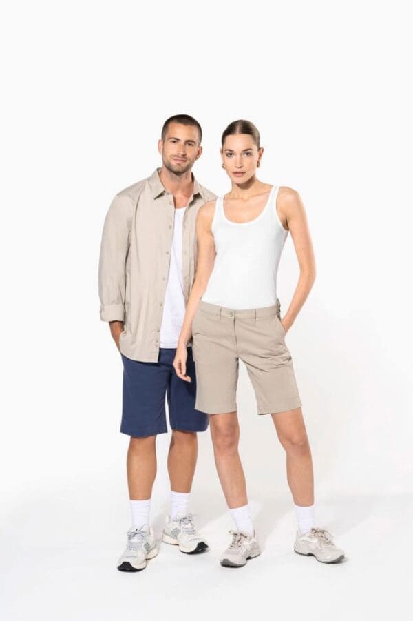 Chino-Bermuda-Shorts für Damen K751