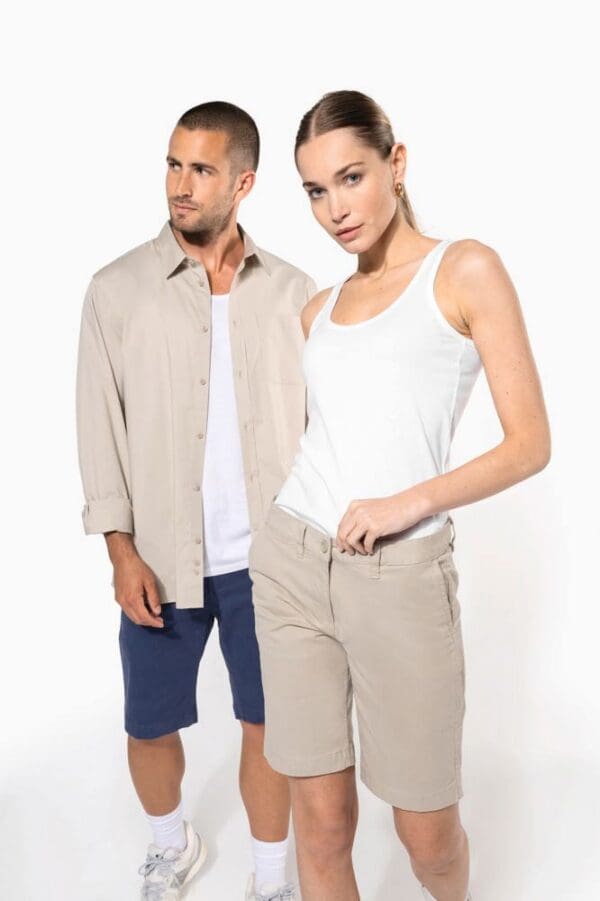 Chino-Bermuda-Shorts für Damen K751