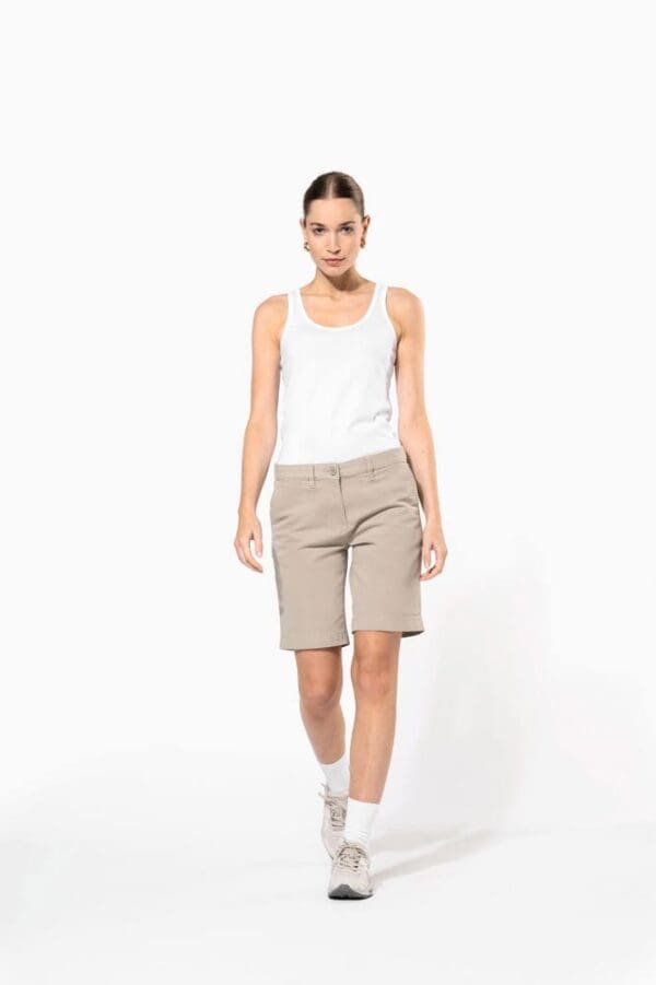 Chino-Bermuda-Shorts für Damen K751