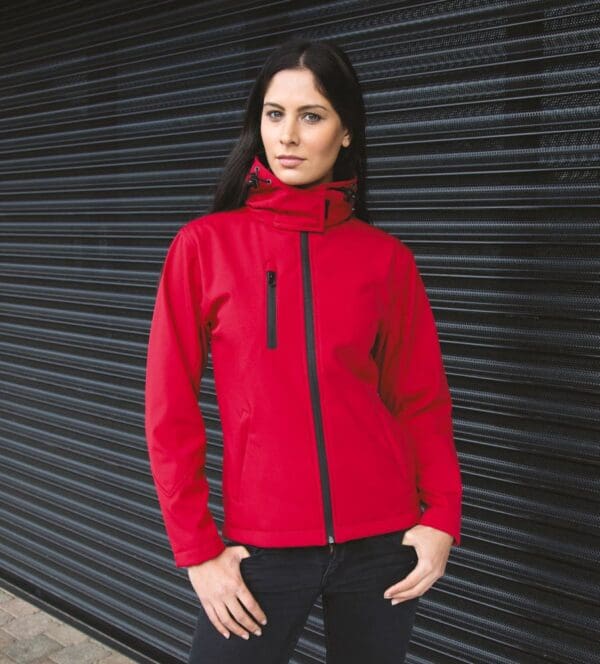 Core Ladies Tx Performance Hooded Soft Shell Jacket R230F