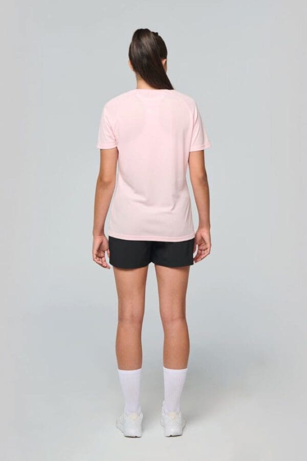 Damen Basic Sport Funktionsshirt Kurzarm