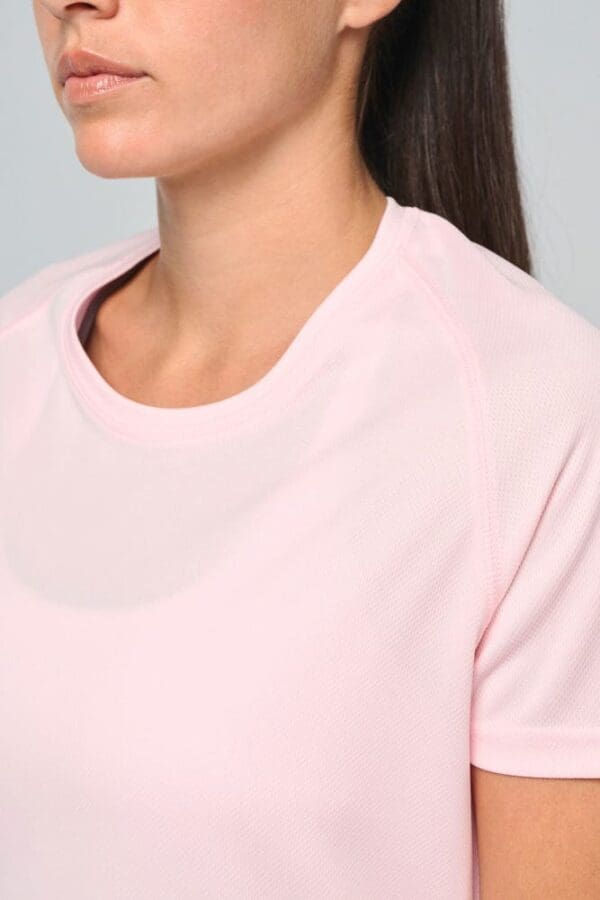 Damen Basic Sport Funktionsshirt Kurzarm