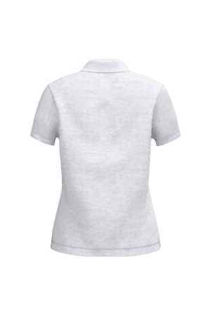 Damen Kurzarm-Poloshirt. Baumwollpiqué.