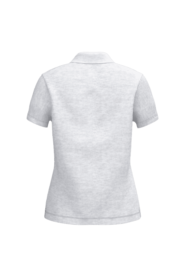 Damen Kurzarm-Poloshirt. Baumwollpiqué.