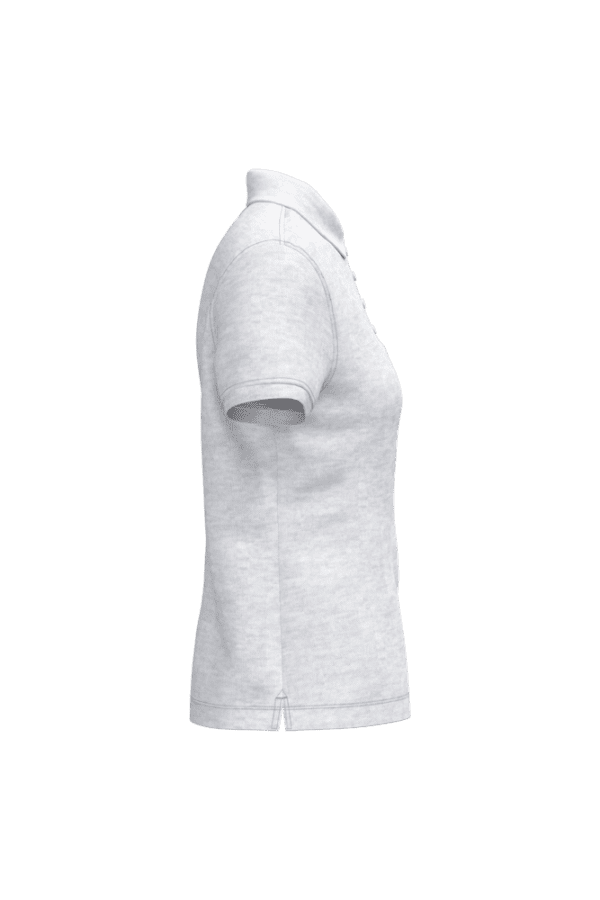 Damen Kurzarm-Poloshirt. Baumwollpiqué.