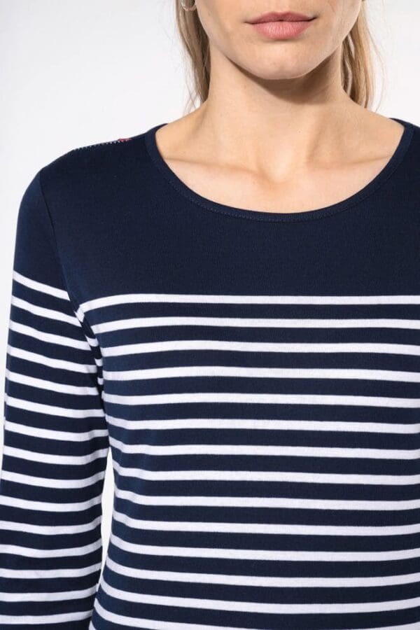 Damen-Marineshirt Langarm K386