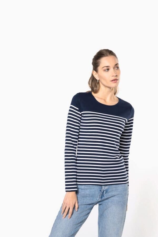 Damen-Marineshirt Langarm K386