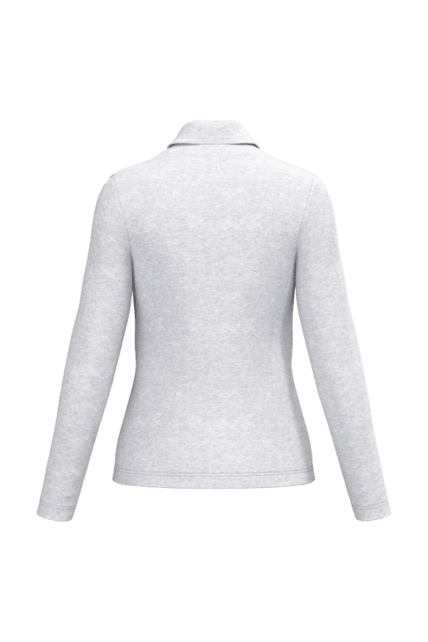 Damen Piqué Poloshirt Langarm