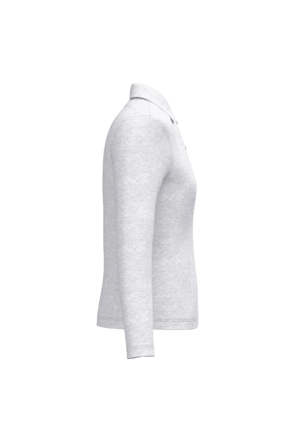 Damen Piqué Poloshirt Langarm