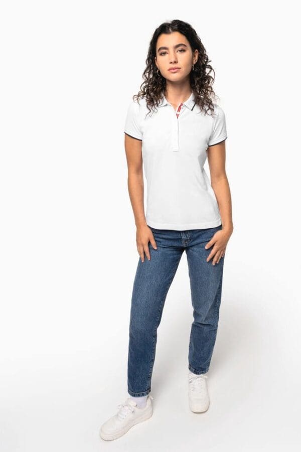 Damen Poloshirt Kurzarm K252