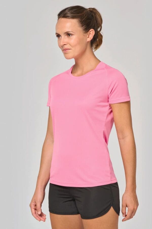 Damen-Sportshirt aus Recyclingmaterial mit Rundhalsausschnitt PA4013