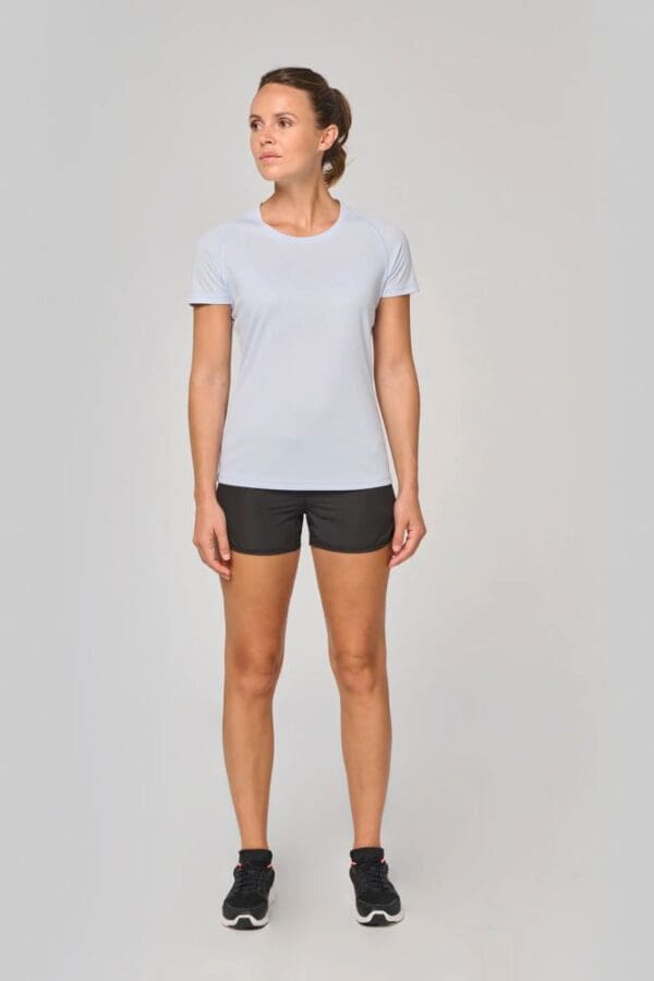 Damen-Sportshirt aus Recyclingmaterial mit Rundhalsausschnitt PA4013
