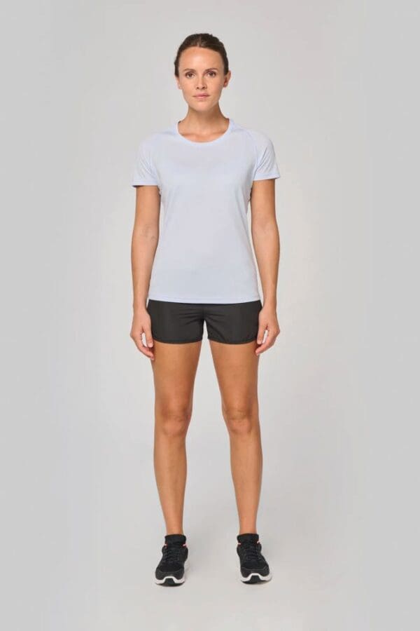 Damen-Sportshirt aus Recyclingmaterial mit Rundhalsausschnitt PA4013