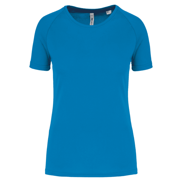 Damen-Sportshirt aus Recyclingmaterial mit Rundhalsausschnitt PA4013