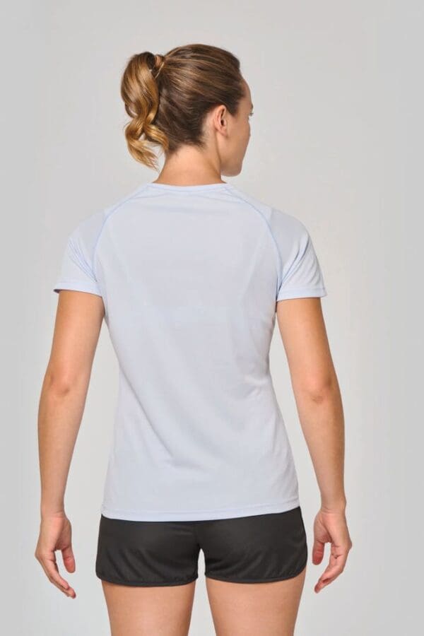 Damen-Sportshirt aus Recyclingmaterial mit Rundhalsausschnitt PA4013