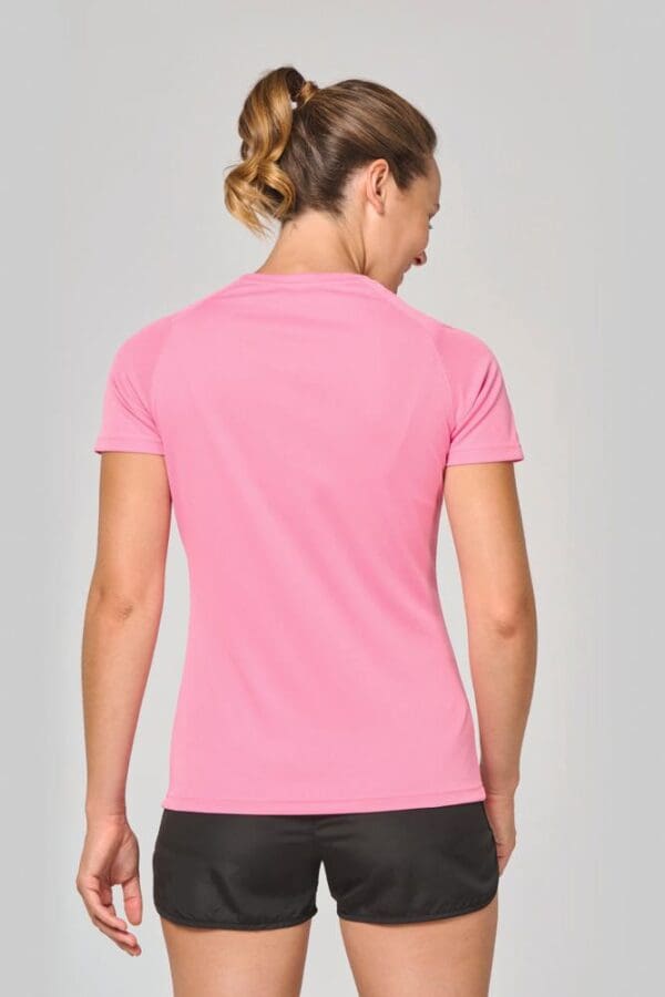 Damen-Sportshirt aus Recyclingmaterial mit Rundhalsausschnitt PA4013