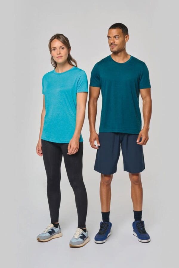 Damen-Triblend-Sportshirt mit Rundhalsausschnitt PA4021