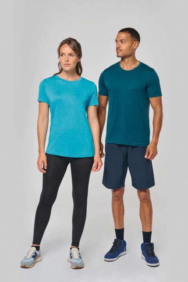 Damen-Triblend-Sportshirt mit Rundhalsausschnitt PA4021