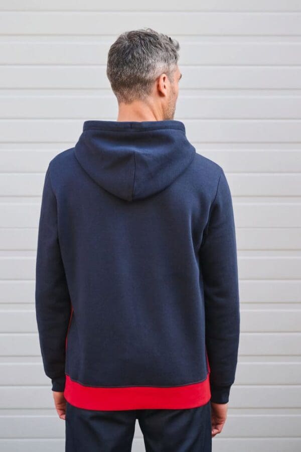 Dreifarbiges Kapuzensweatshirt, Unisex K4016