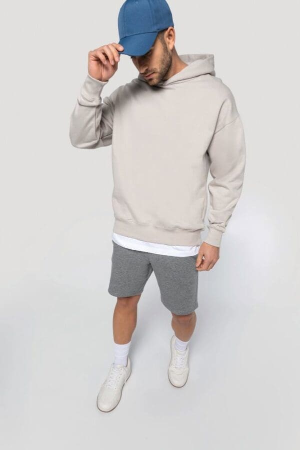 Eco-friendly fleece bermuda shorts