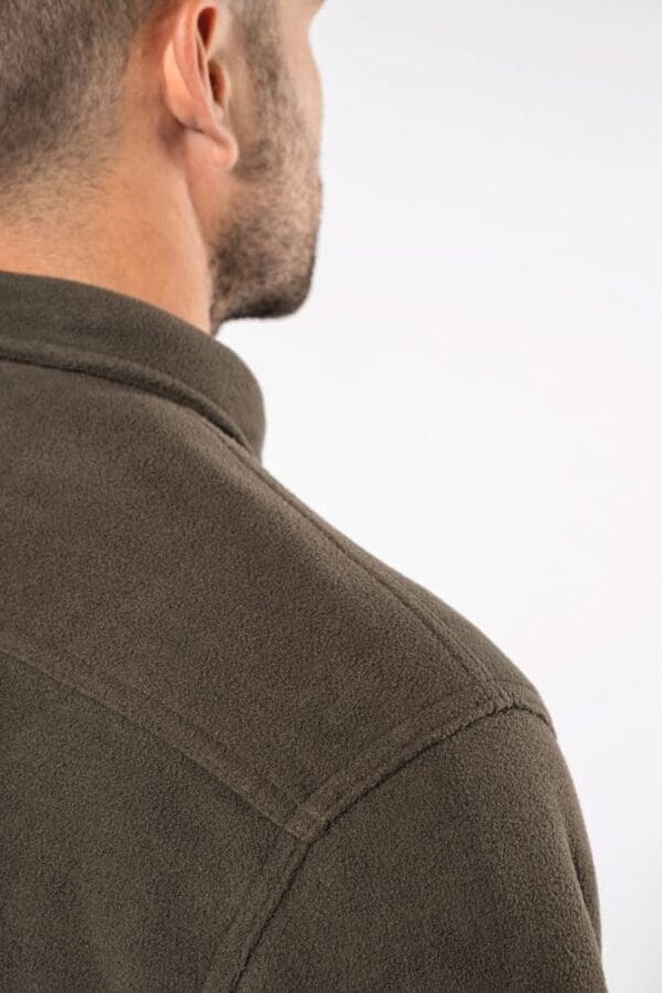 Fleece-Hemdjacke mit Sherpa-Futter K582