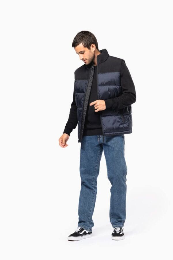 Gesteppter Unisex-Bodywarmer in zwei Farbtönen K6162