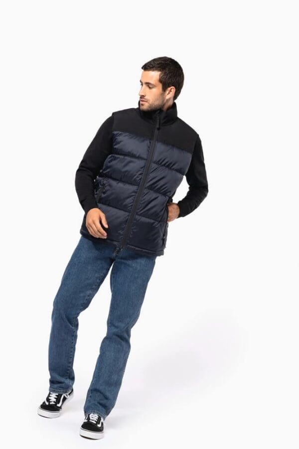 Gesteppter Unisex-Bodywarmer in zwei Farbtönen K6162