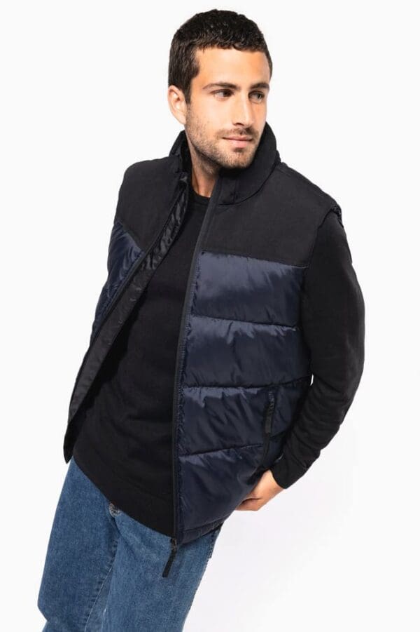 Gesteppter Unisex-Bodywarmer in zwei Farbtönen K6162