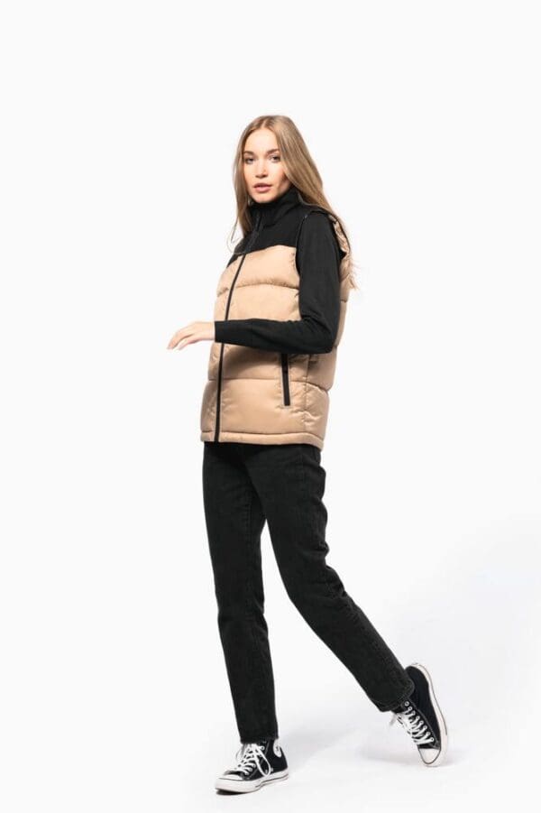 Gesteppter Unisex-Bodywarmer in zwei Farbtönen K6162