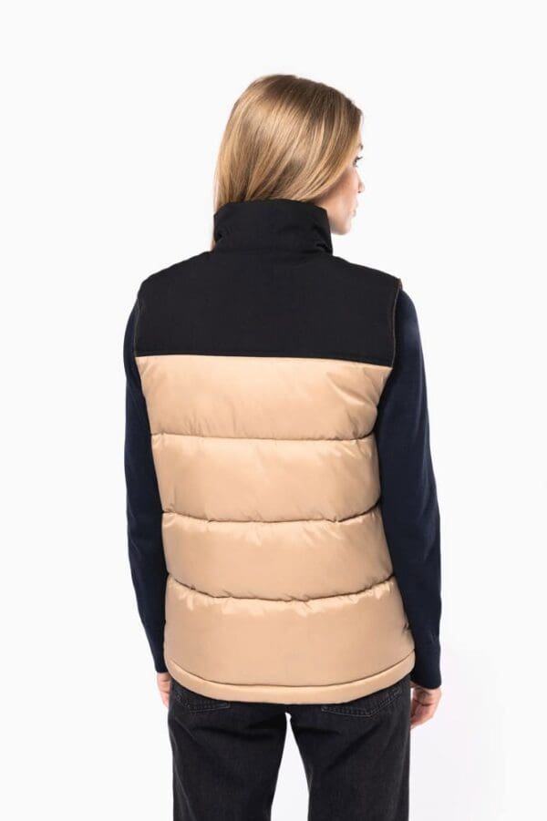 Gesteppter Unisex-Bodywarmer in zwei Farbtönen K6162