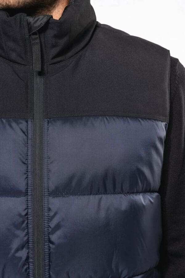 Gesteppter Unisex-Bodywarmer in zwei Farbtönen K6162