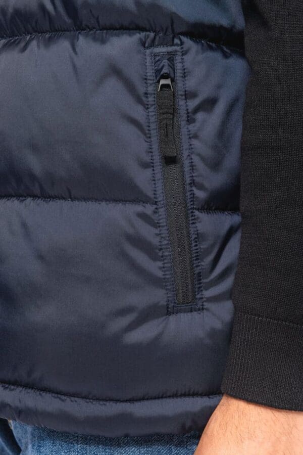 Gesteppter Unisex-Bodywarmer in zwei Farbtönen K6162