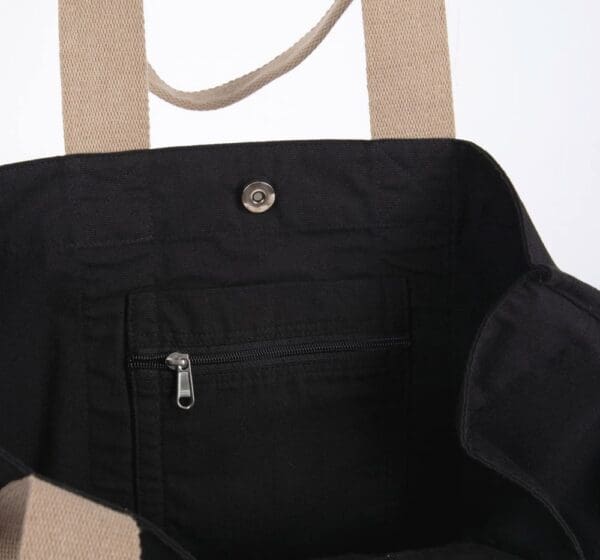 Große recycelte Shoppingtasche mit Seitenfalte KI5201
