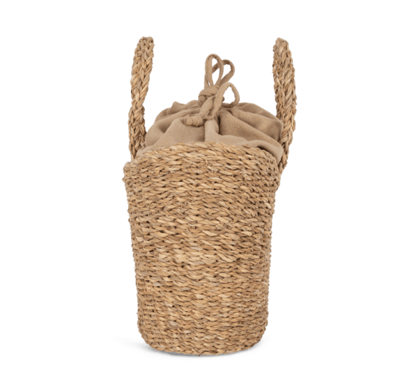 Halbmond-Korbtasche aus Seegras KINS137