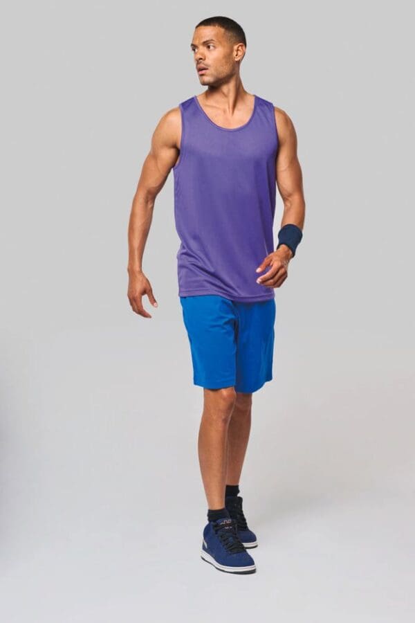 Herren Basic Sport Funktionsshirt ärmellos