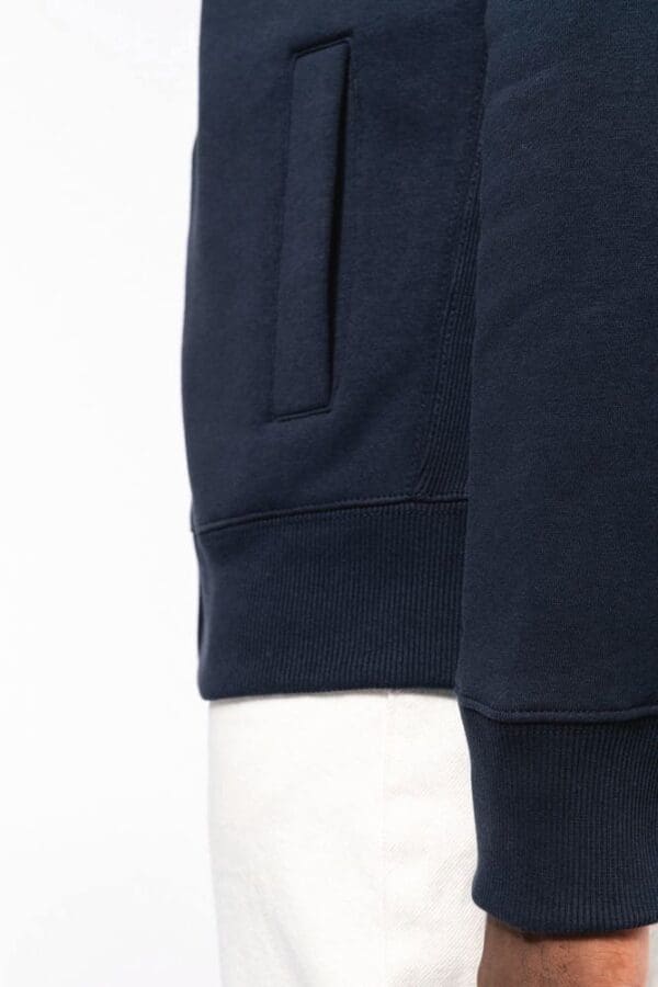 Herren Fleece-Sweater mit Reißverschluss K456