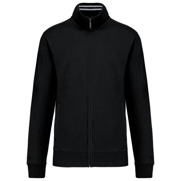 Herren Fleece-Sweater mit Reißverschluss K456