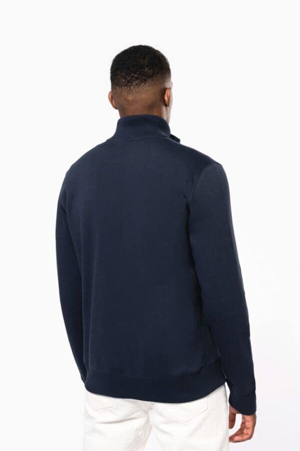 Herren Fleece-Sweater mit Reißverschluss K456
