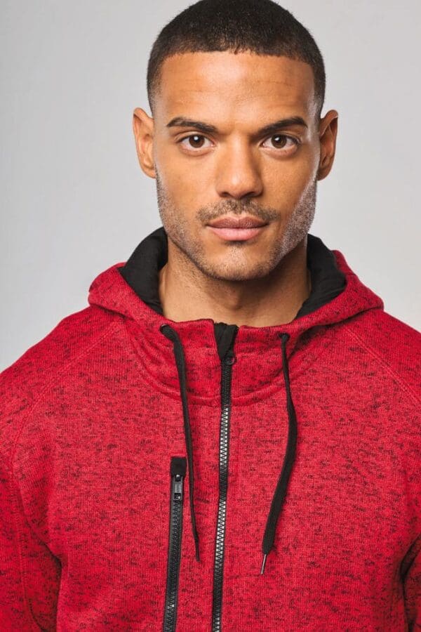 Herren-Hoodie aus Chiné PA365