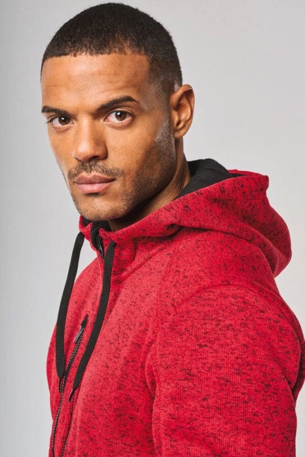 Herren-Hoodie aus Chiné PA365