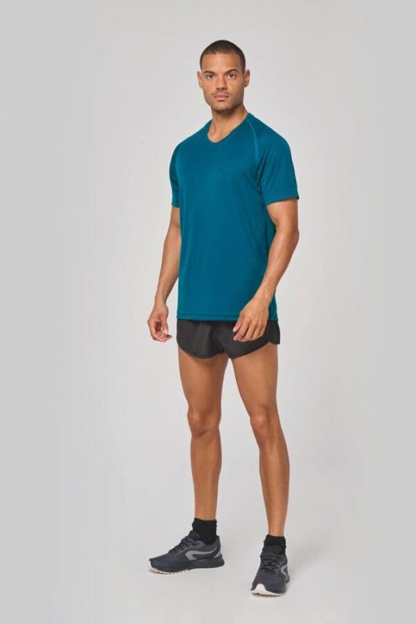 Herren-Sportshirt aus Recyclingmaterial mit Rundhalsausschnitt PA4012