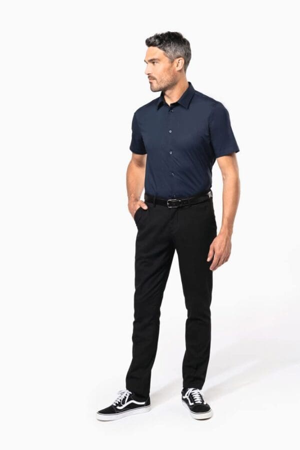 Herren Stretchhemd Kurzarm K531